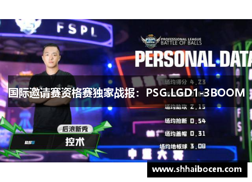 国际邀请赛资格赛独家战报：PSG.LGD1-3BOOM